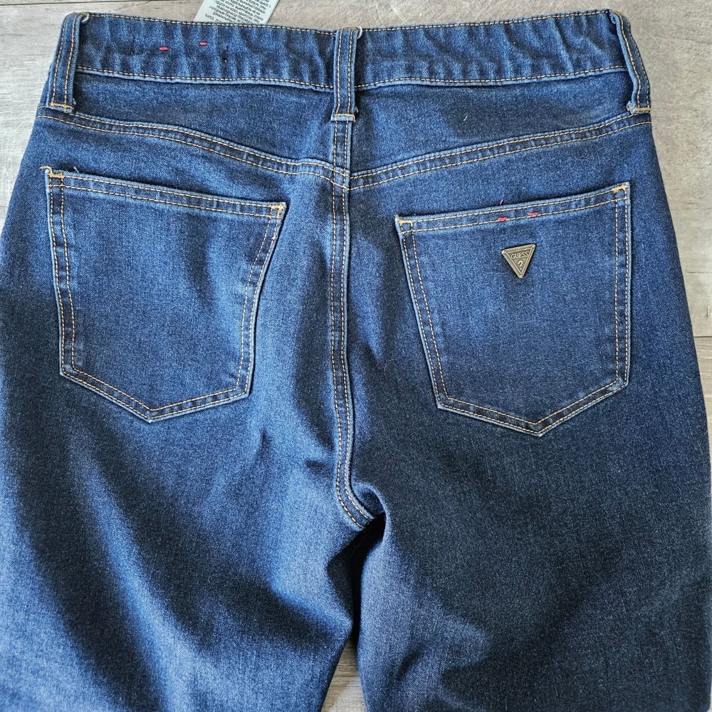 Guess Super High Waist Slim‎ Denim Jeans Womens Size 27 Blue Vintage Chic